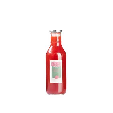 Empty clear 16oz tomato passata sauce bottles glass passata bottles for bbq salad dressing