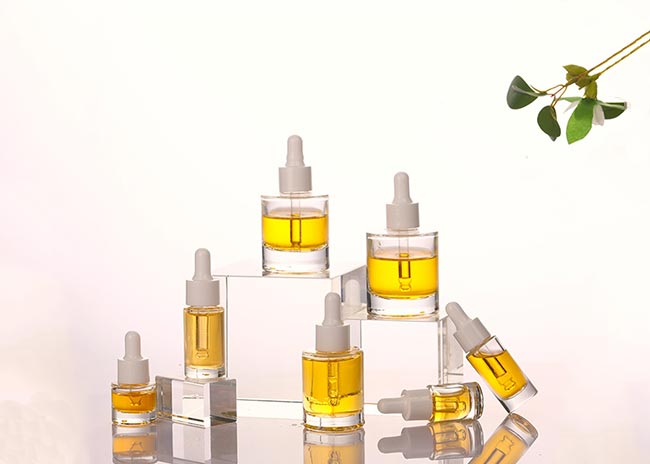 Bulk sale clear 15ml small glass aromatherapy bottles with dopper