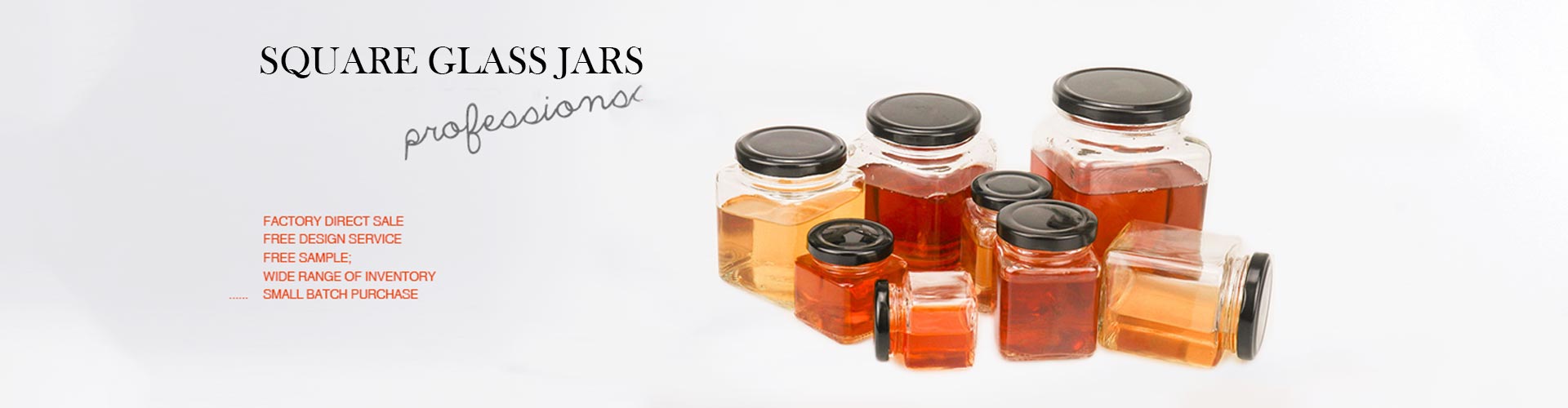 Square Glass Jars