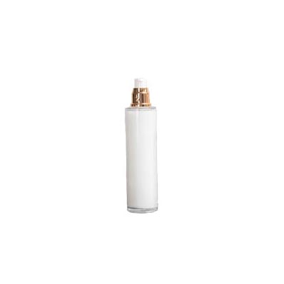 Refillable clear small 15ml glass skincare bottle for cosmetic packaging