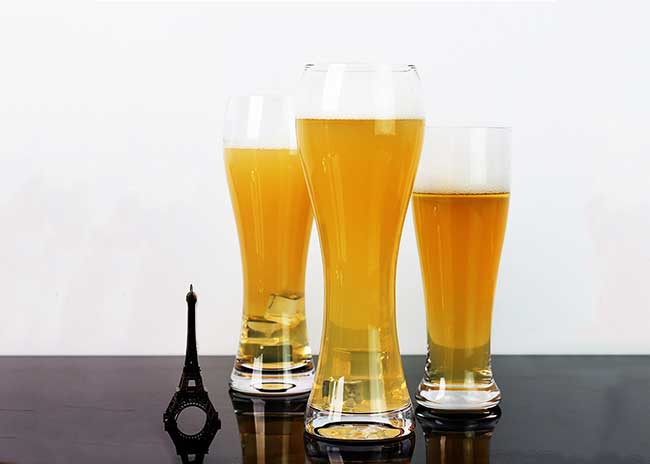 340ml high quality Glass water mug with handle